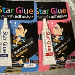 Zenith Star Glue Eyelash Adhesive - Dark and Clear